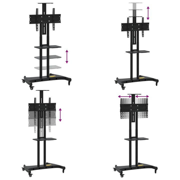 TV-standaard wielen 32-70 inch scherm 60 kg Max VESA 600x400 mm