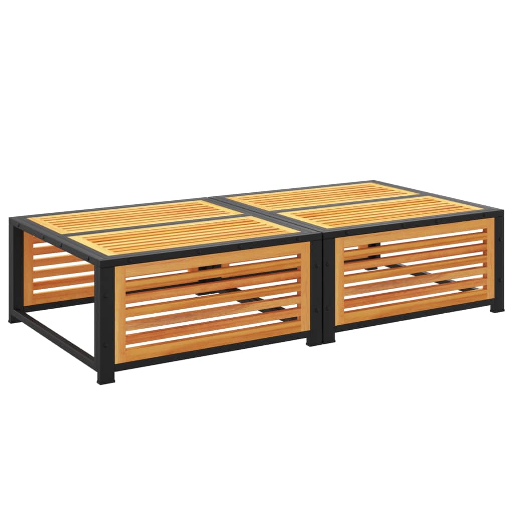 Tuintafel met kruk massief acaciahout