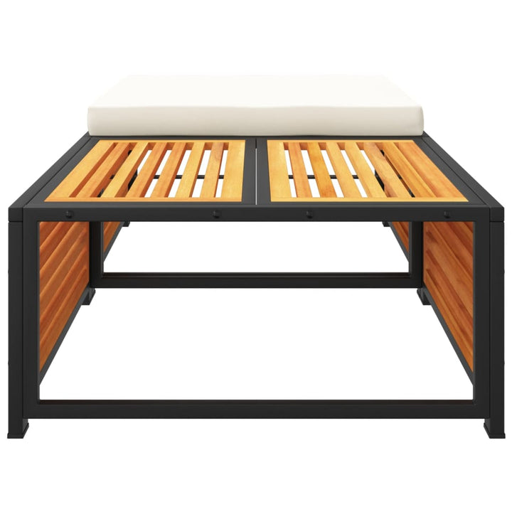 Tuintafel met kruk massief acaciahout