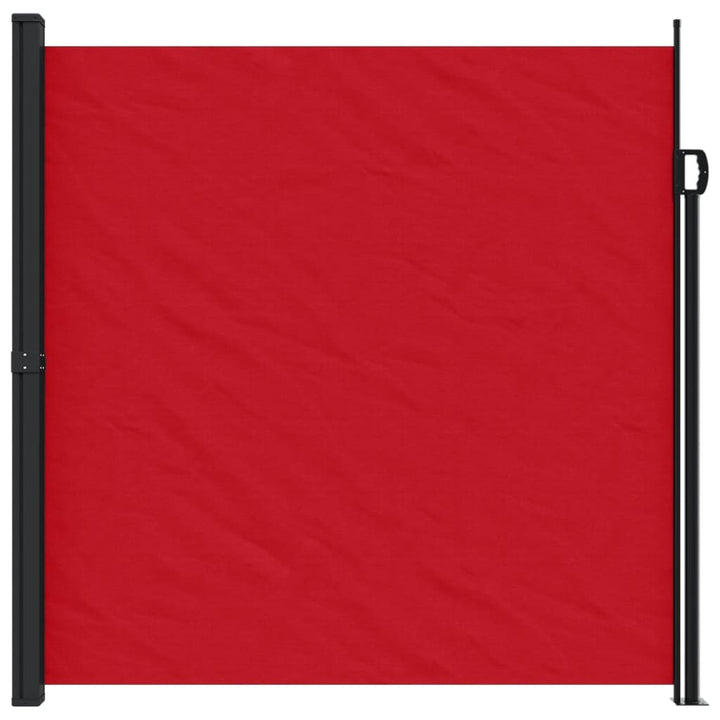 Windscherm uittrekbaar 200x600 cm rood