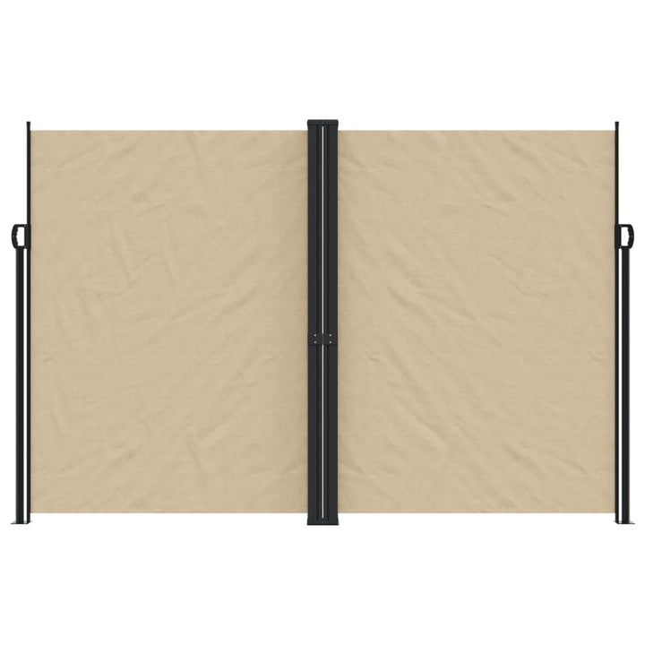 Windscherm uittrekbaar 220x1200 cm beige