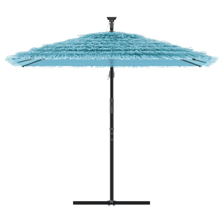 Parasol met stalen paal 246x246x230 cm blauw