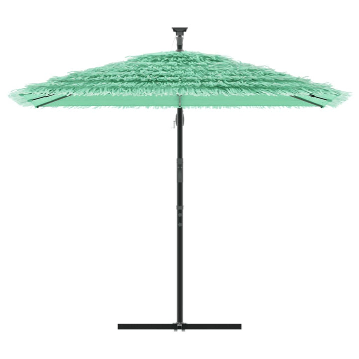 Parasol met stalen paal 246x246x230 cm groen