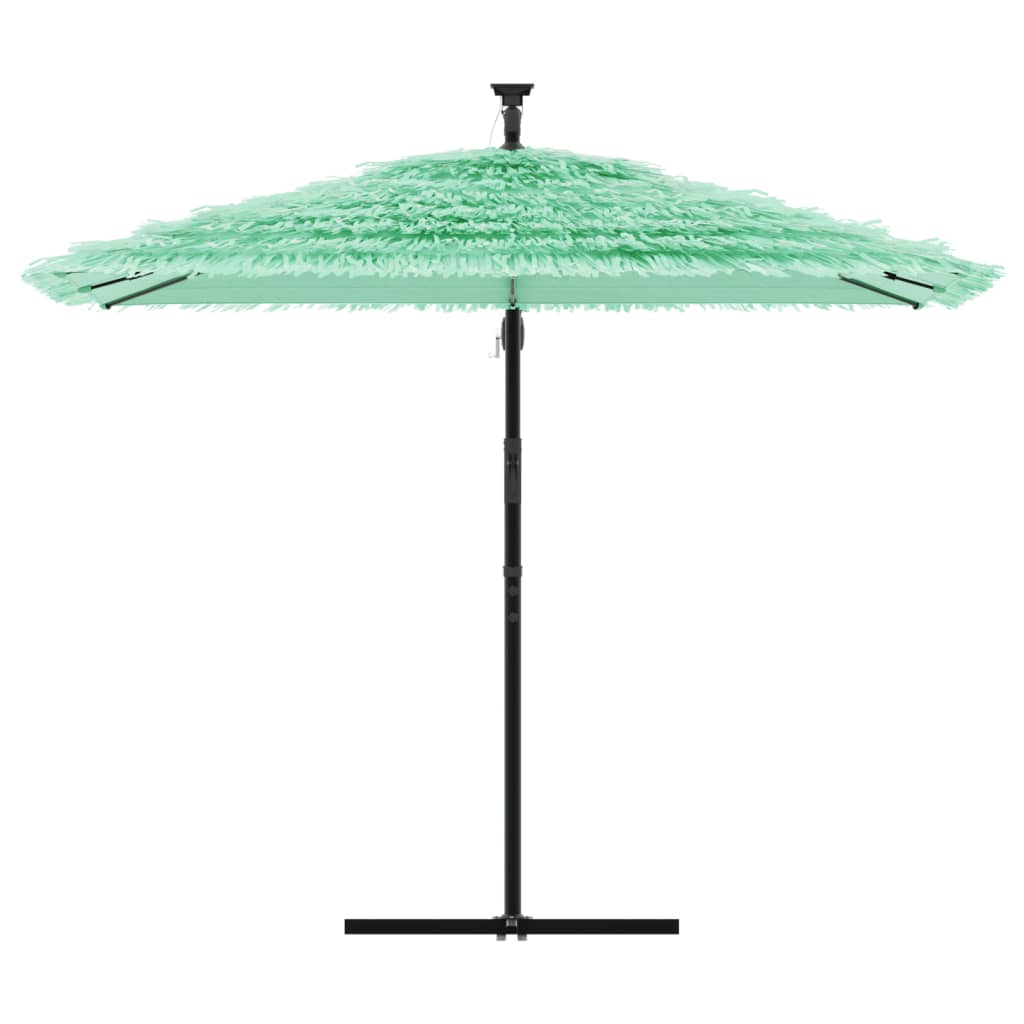 Parasol met stalen paal 269x269x235 cm groen