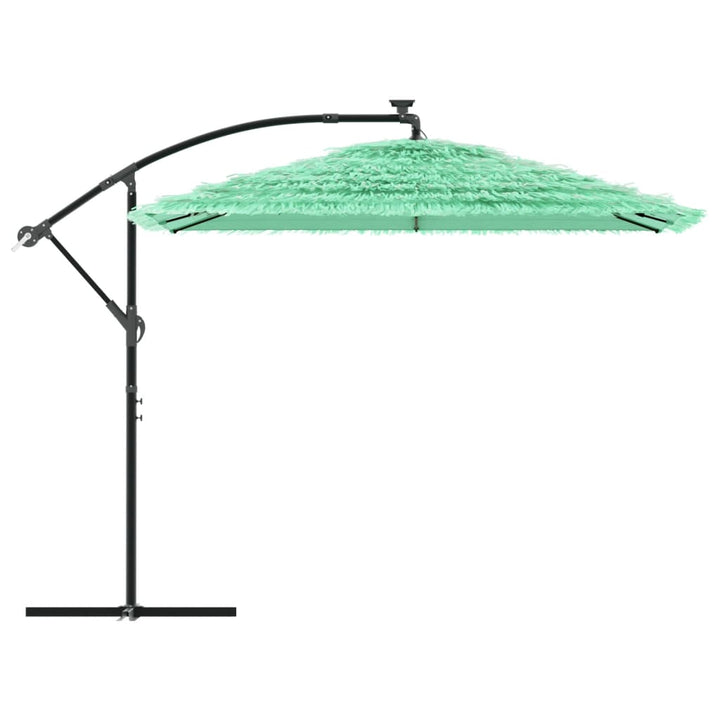 Parasol met stalen paal 269x269x235 cm groen