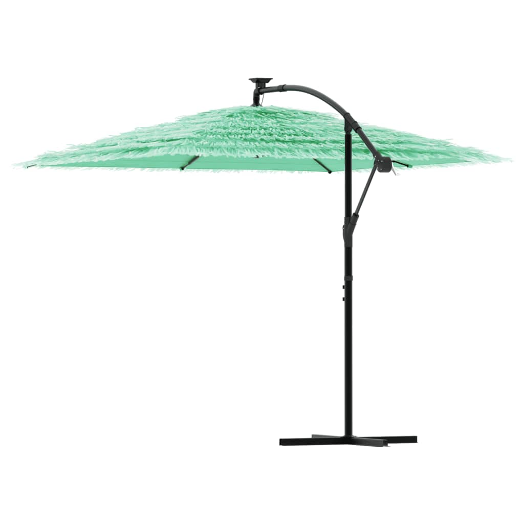 Parasol met stalen paal 269x269x235 cm groen