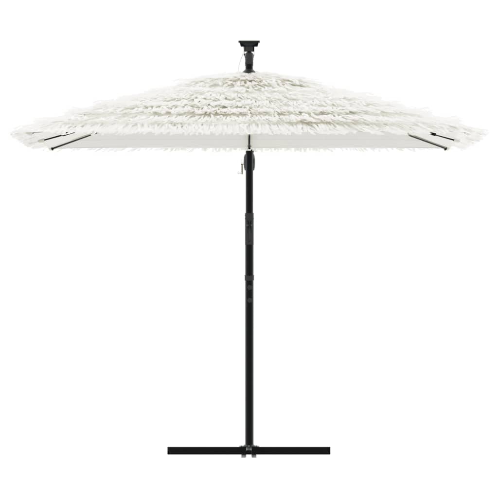 Parasol met stalen paal 269x269x235 cm wit