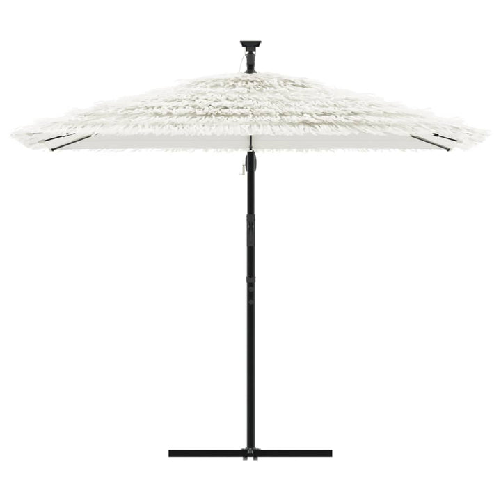 Parasol met stalen paal 269x269x235 cm wit