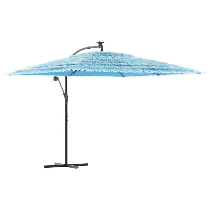 Parasol met stalen paal 290x290x238 cm blauw