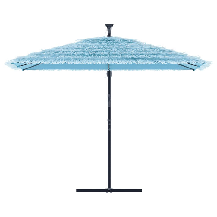 Parasol met stalen paal 290x290x238 cm blauw