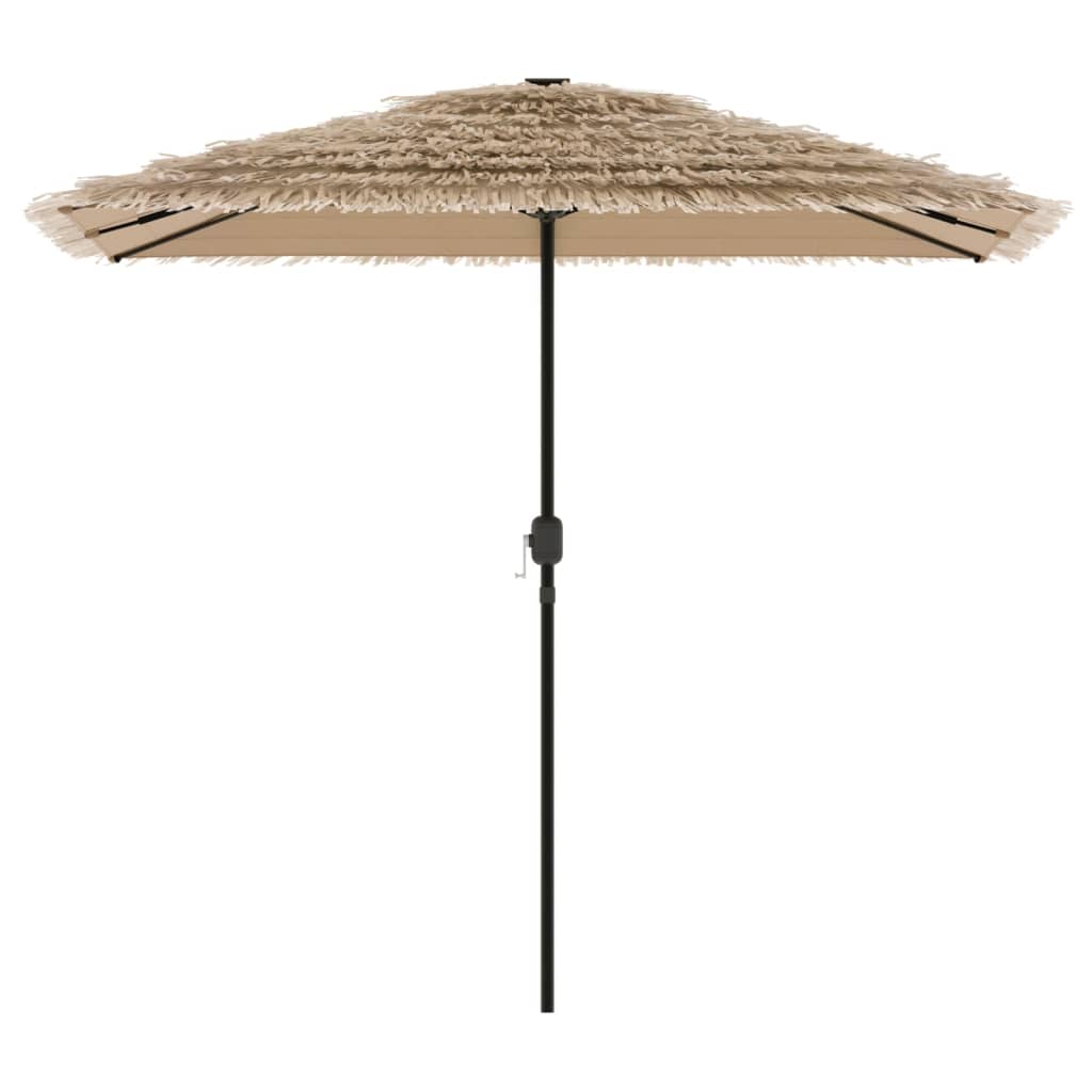 Parasol met stalen paal 248x248x248 cm bruin