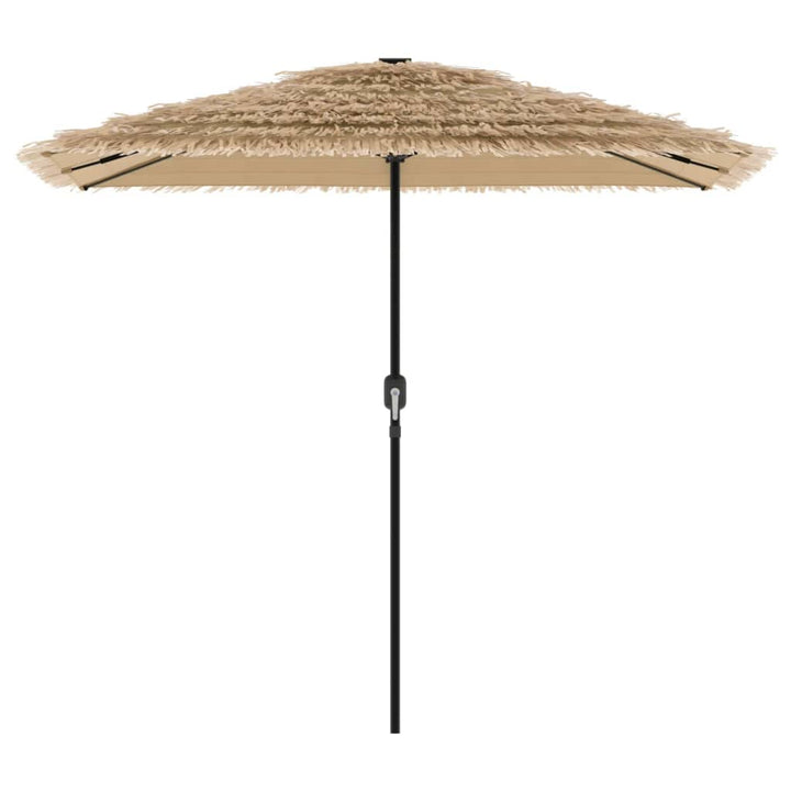 Parasol met stalen paal 248x248x248 cm bruin