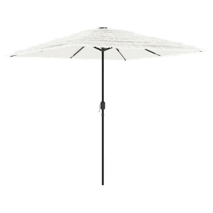 Parasol met stalen paal 248x248x248 cm wit