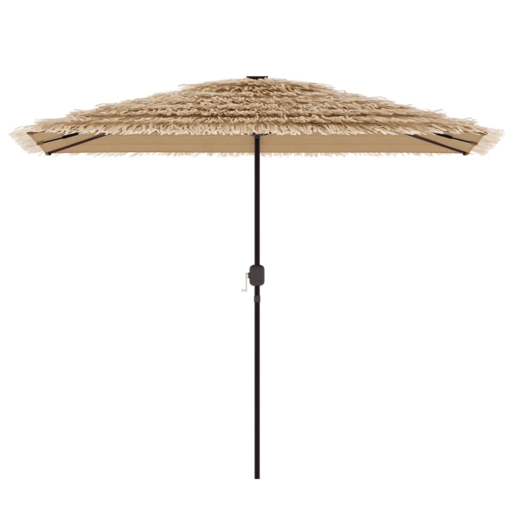 Parasol met stalen paal 300x200x250 cm bruin