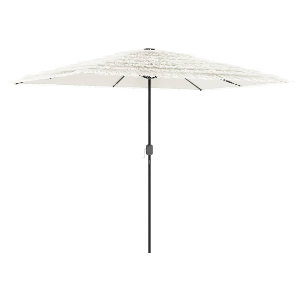 Parasol met stalen paal 300x200x250 cm wit