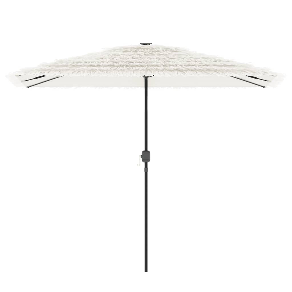 Parasol met stalen paal 300x200x250 cm wit