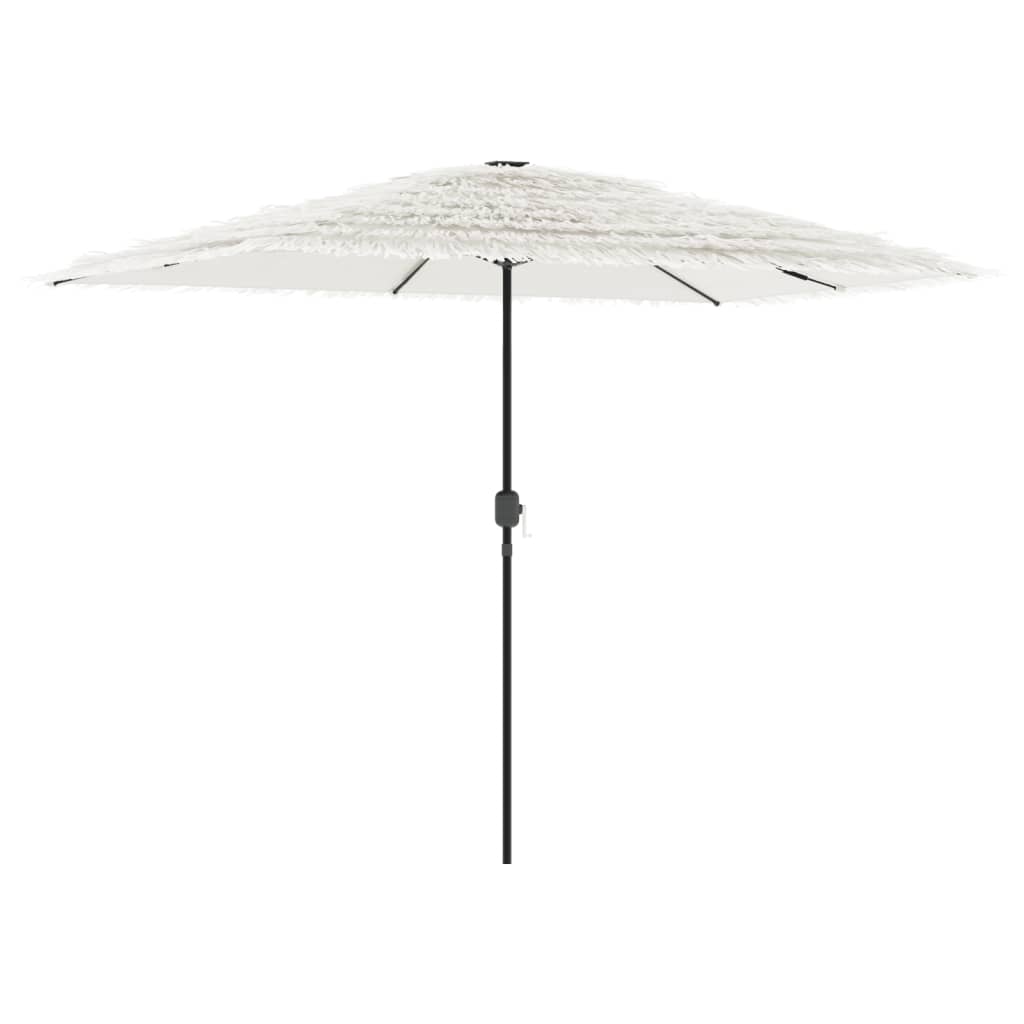 Parasol met stalen paal 300x200x250 cm wit