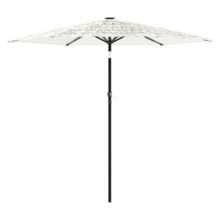 Parasol met stalen paal 223x223x213 cm wit