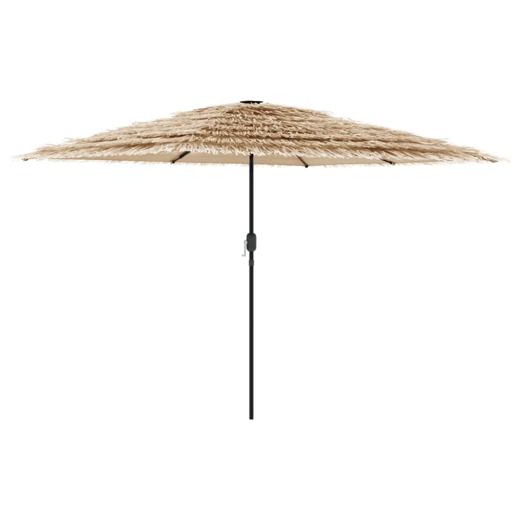 Parasol met stalen paal 268x268x226 cm bruin