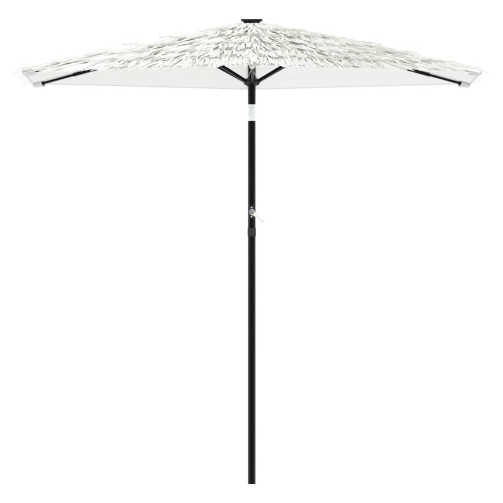 Parasol met stalen paal 268x268x226 cm wit