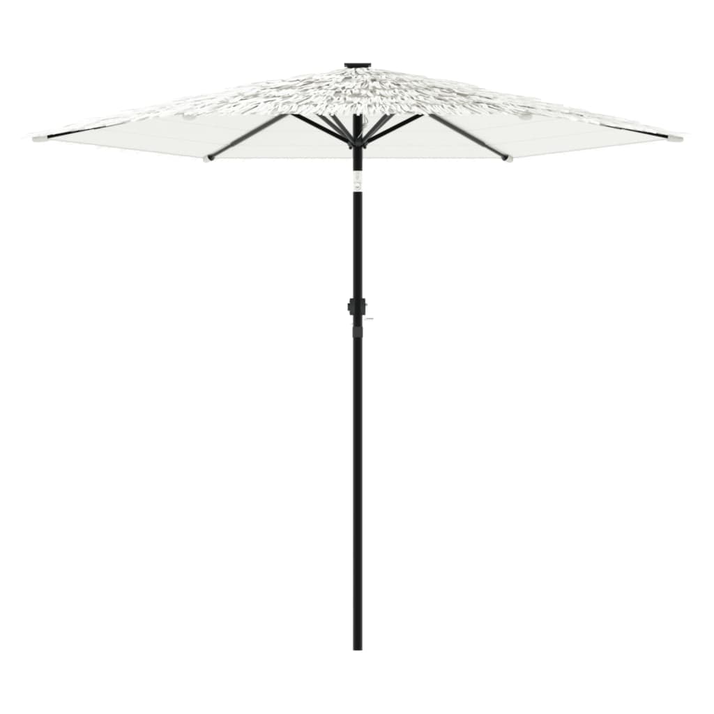 Parasol met stalen paal 268x268x226 cm wit