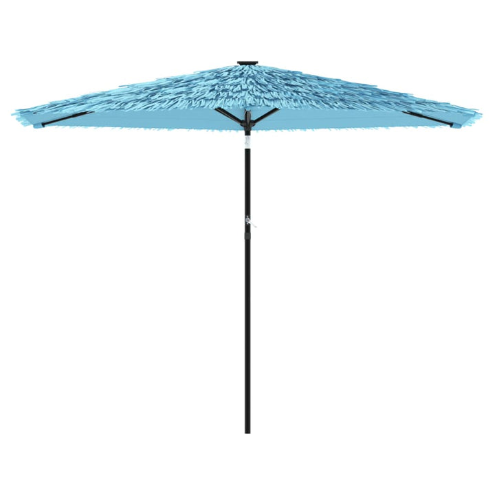 Parasol met stalen paal 288x288x225 cm blauw