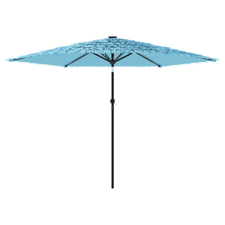 Parasol met stalen paal 288x288x225 cm blauw