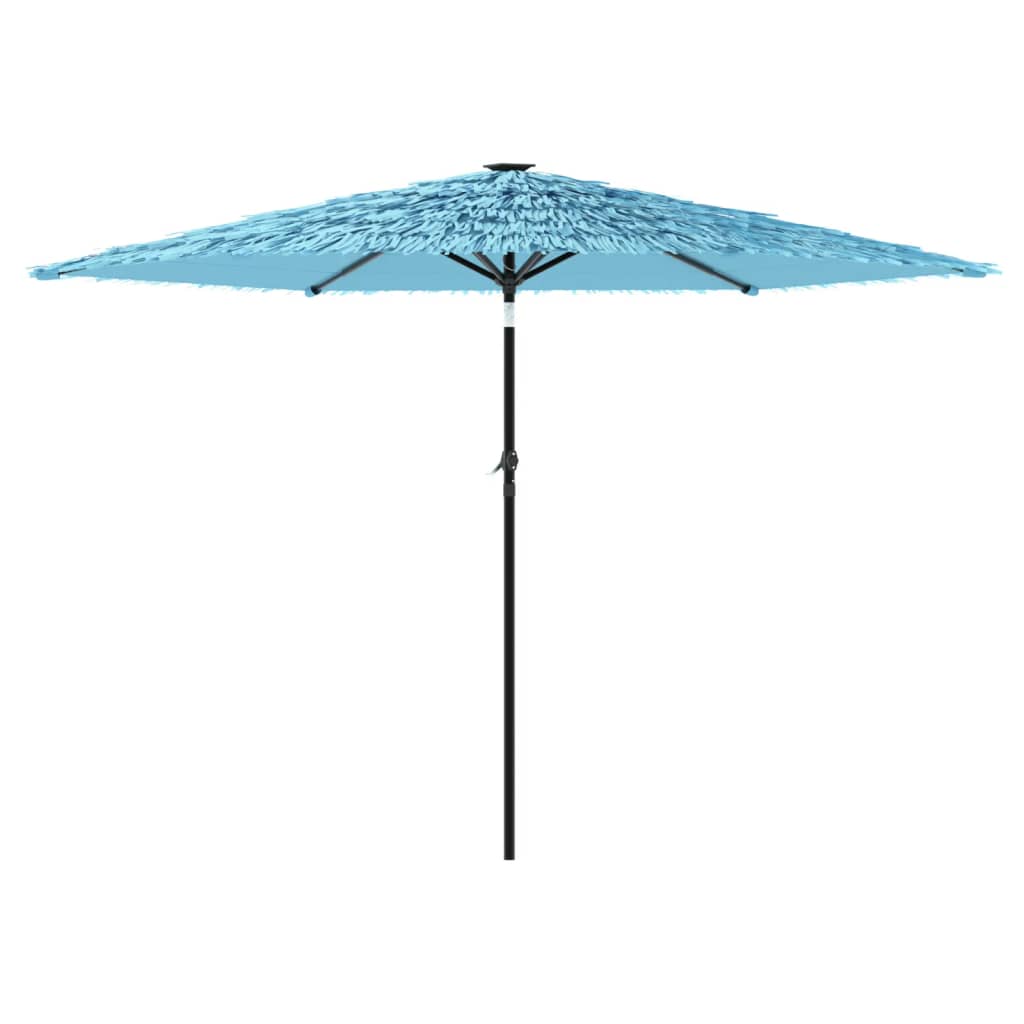 Parasol met stalen paal 288x288x225 cm blauw