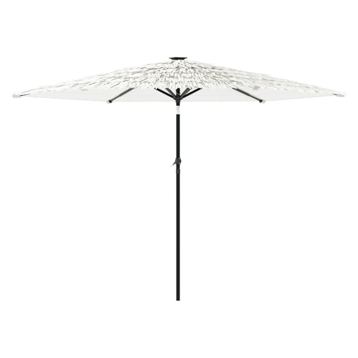 Parasol met stalen paal 288x288x225 cm wit