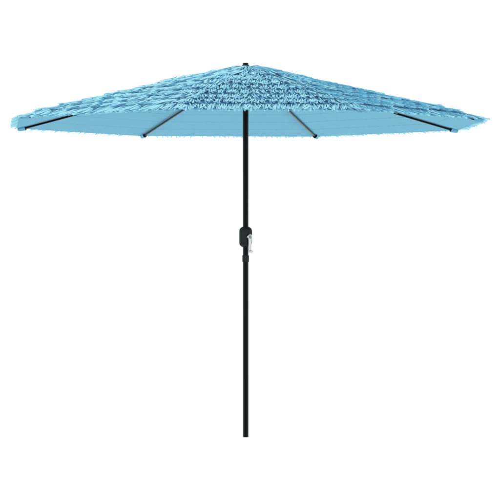 Parasol met stalen paal 324x324x247 cm blauw