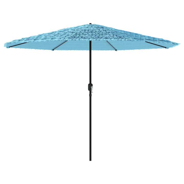 Parasol met stalen paal 324x324x247 cm blauw