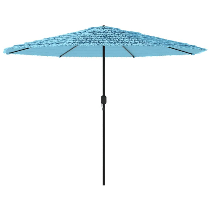 Parasol met stalen paal 324x324x247 cm blauw