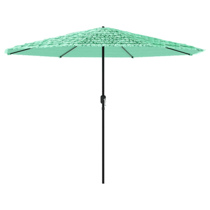 Parasol met stalen paal 324x324x247 cm groen