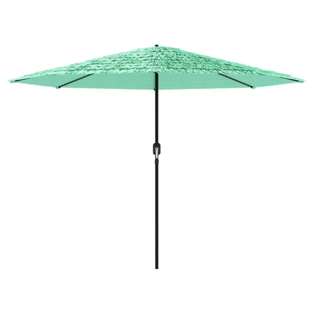 Parasol met stalen paal 324x324x247 cm groen