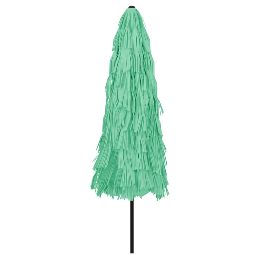 Parasol met stalen paal 324x324x247 cm groen