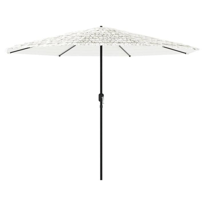 Parasol met stalen paal 324x324x247 cm wit