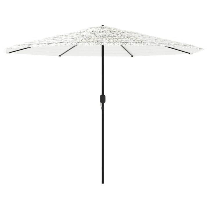 Parasol met stalen paal 324x324x247 cm wit