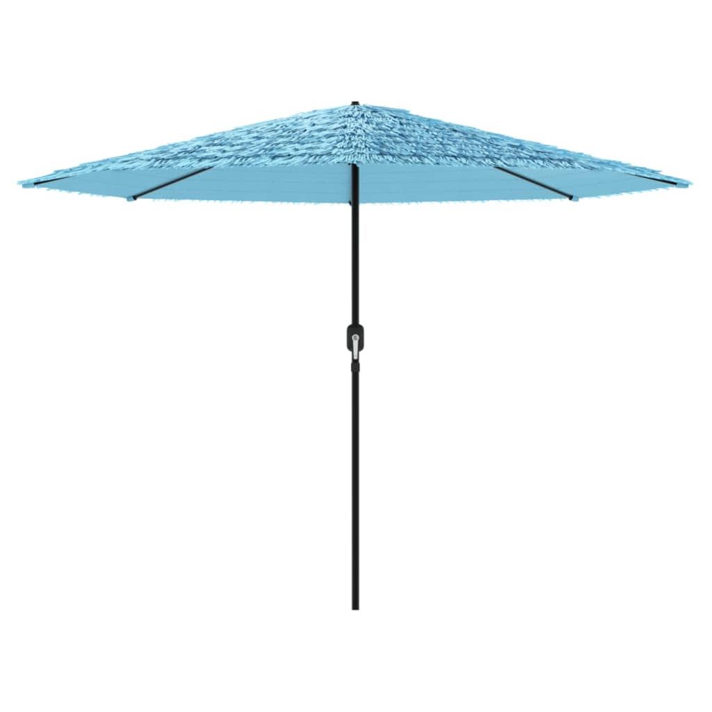 Parasol met stalen paal 388x388x248 cm blauw