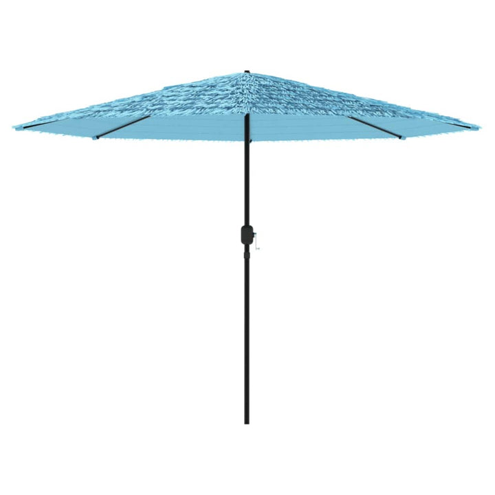 Parasol met stalen paal 388x388x248 cm blauw