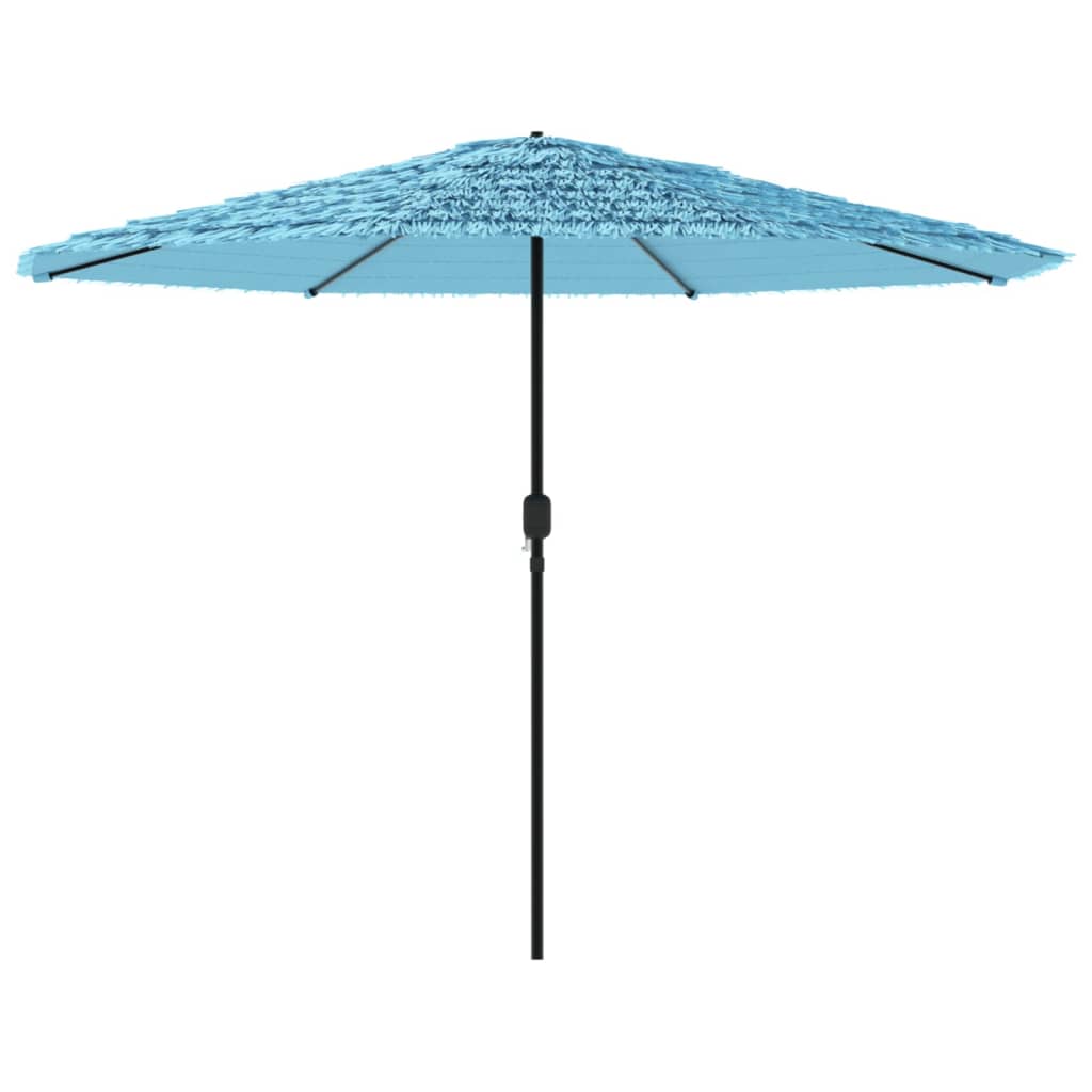 Parasol met stalen paal 388x388x248 cm blauw