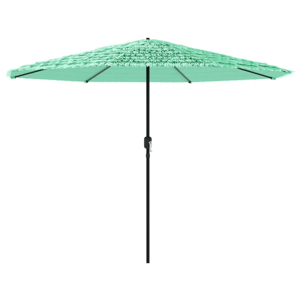 Parasol met stalen paal 388x388x248 cm groen