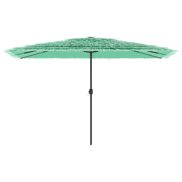 Parasol met stalen paal 388x388x248 cm groen