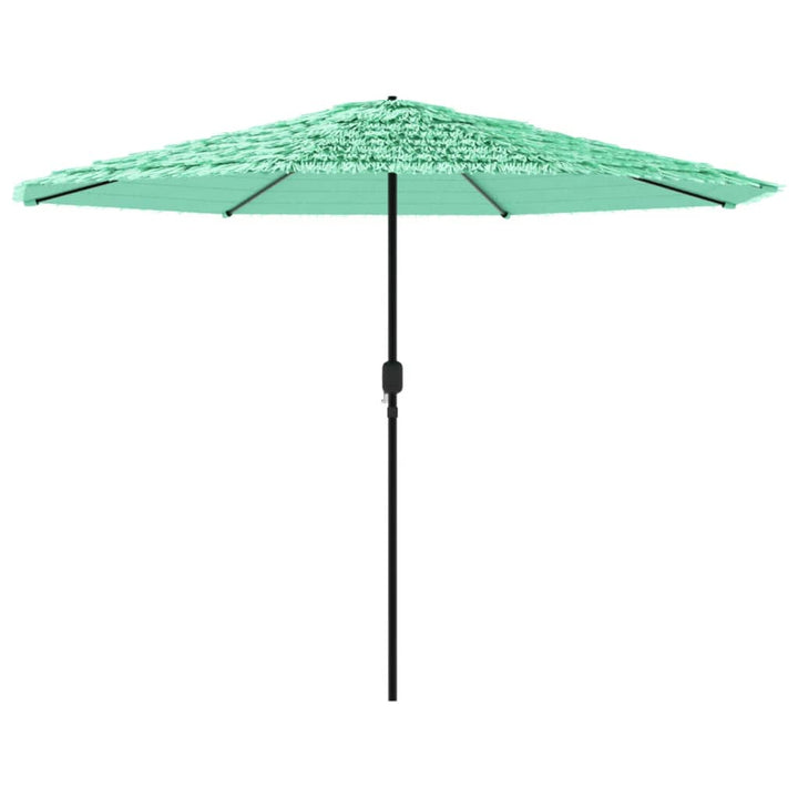 Parasol met stalen paal 388x388x248 cm groen