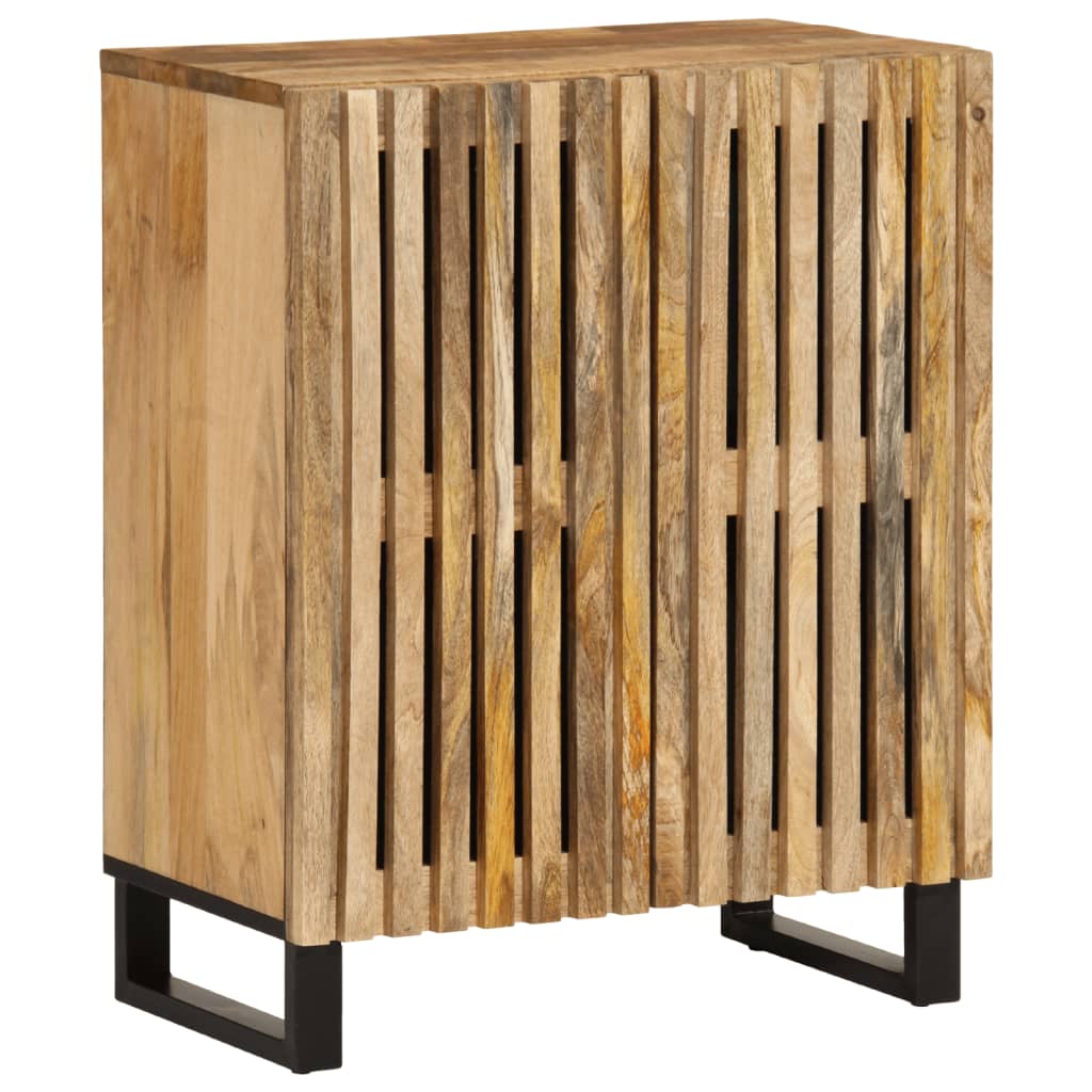 Dressoir 60x34x75 cm massief ruw mangohout