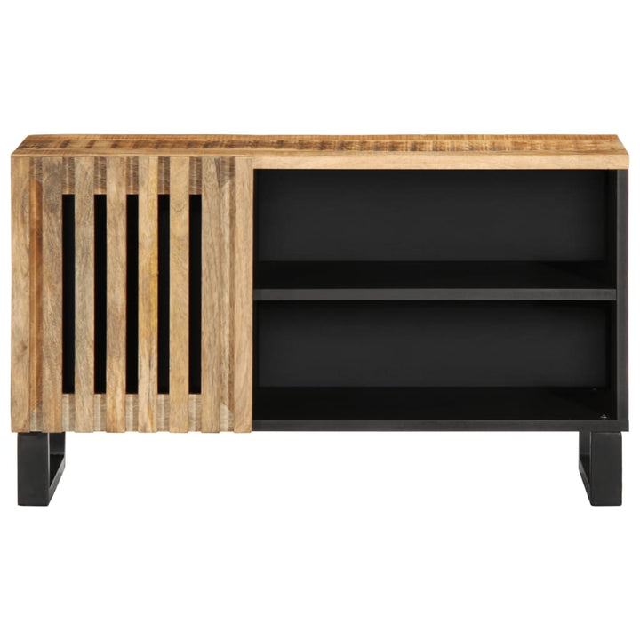 Tv-meubel 80x34x46 cm massief ruw mangohout