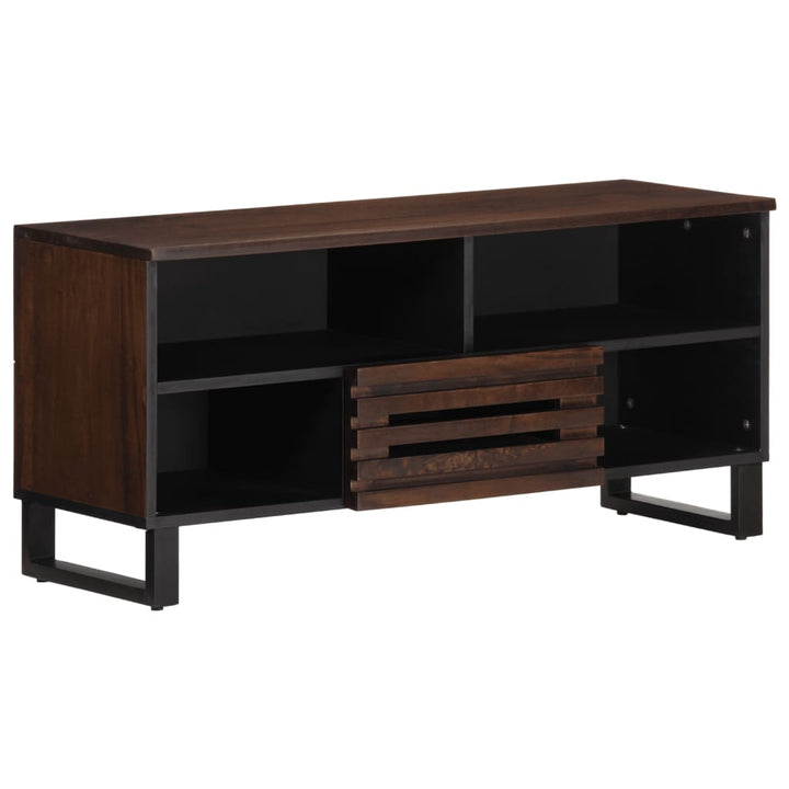 Tv-meubel 100x34x46 cm massief mangohout bruin