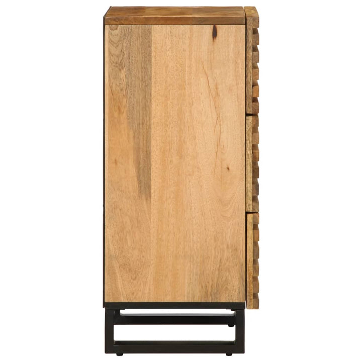 Dressoir 40x34x75 cm massief ruw mangohout