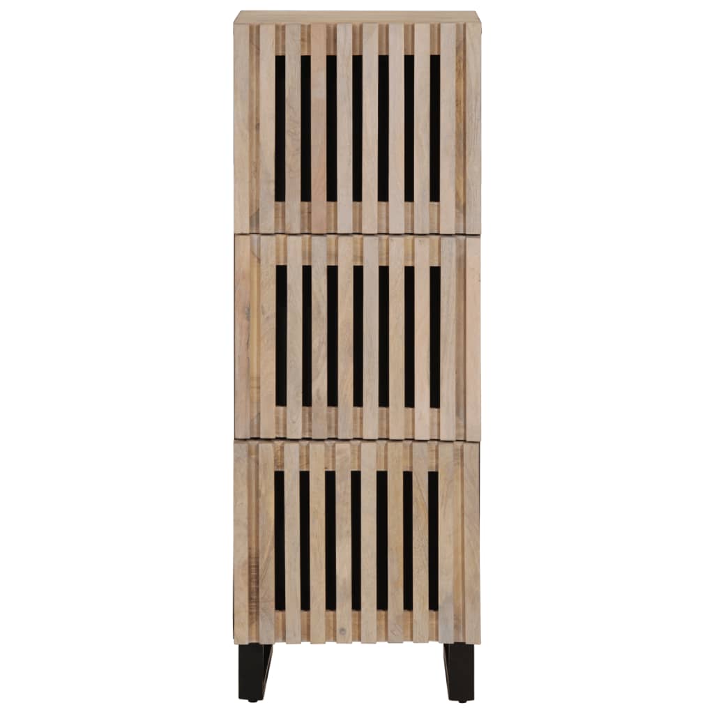 Hoge kast 40x34x110 cm massief mangohout