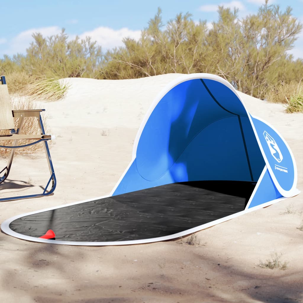 Strandtent pop-up waterdicht azuurblauw