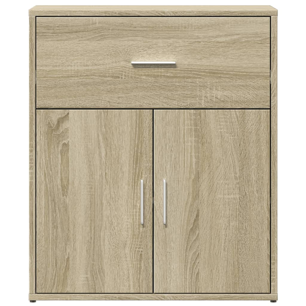 Dressoir 60x31x70 cm bewerkt hout sonoma eikenkleurig